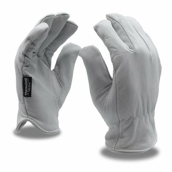 Cordova Driver, Goatskin, Premium, Grain, Lined Thinsulate Gloves, L, 12PK 8550L